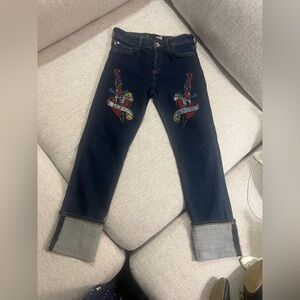 Love Moschino Dark Blue Jeans with Colorful pic
